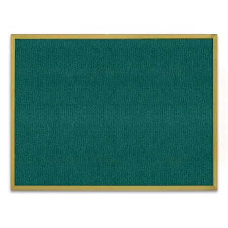 United Visual Products Corkboard, Fabric, 1 Door, 18"x24", Brnz/Blk UV300-BRONZE-BLACK